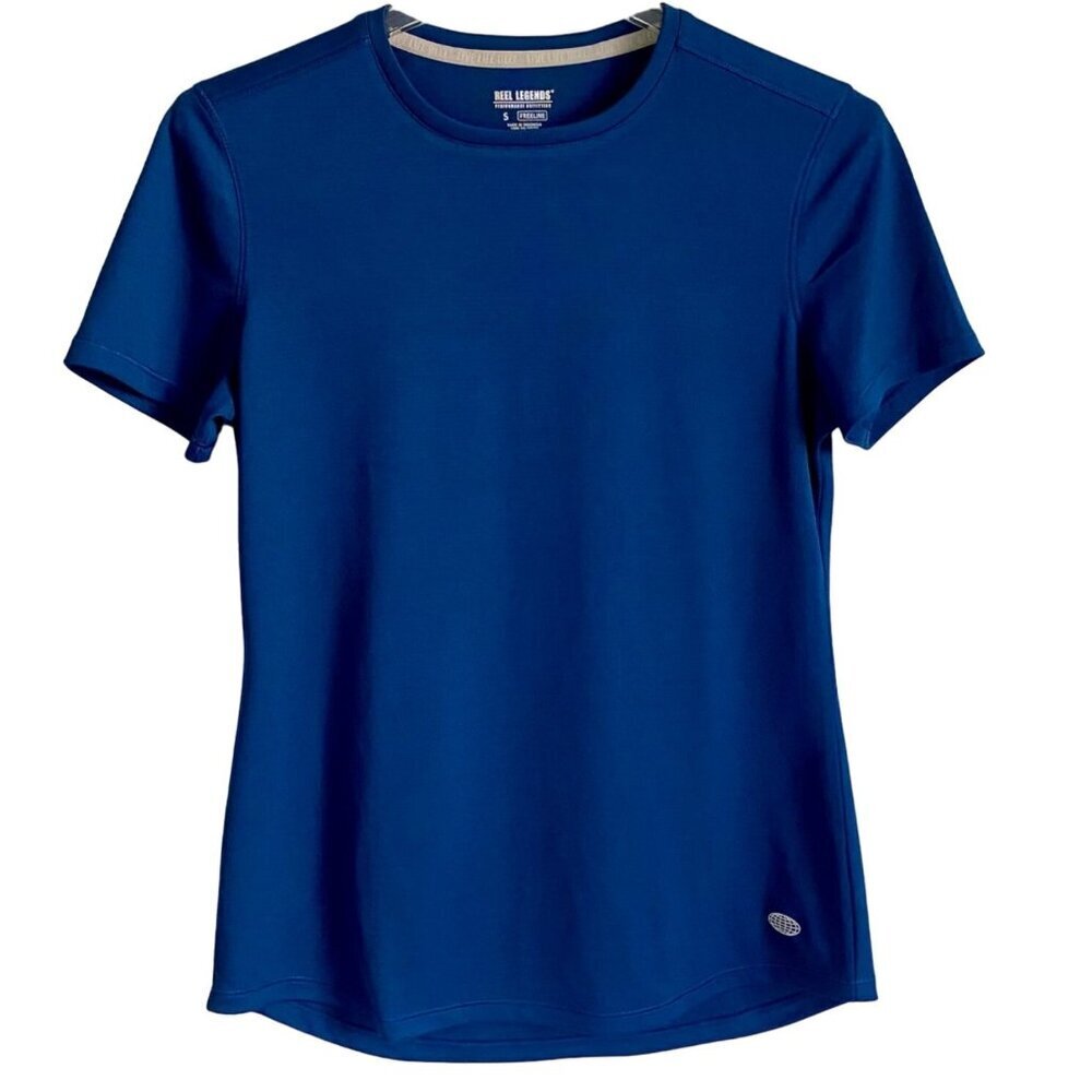 Reel Legends Freeline Short Sleeve Quick Dry Performance Shirt UPF 30 Small NEW